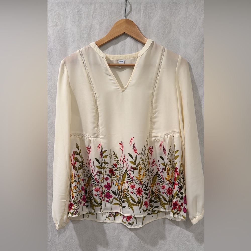 Floral Cream Blouse